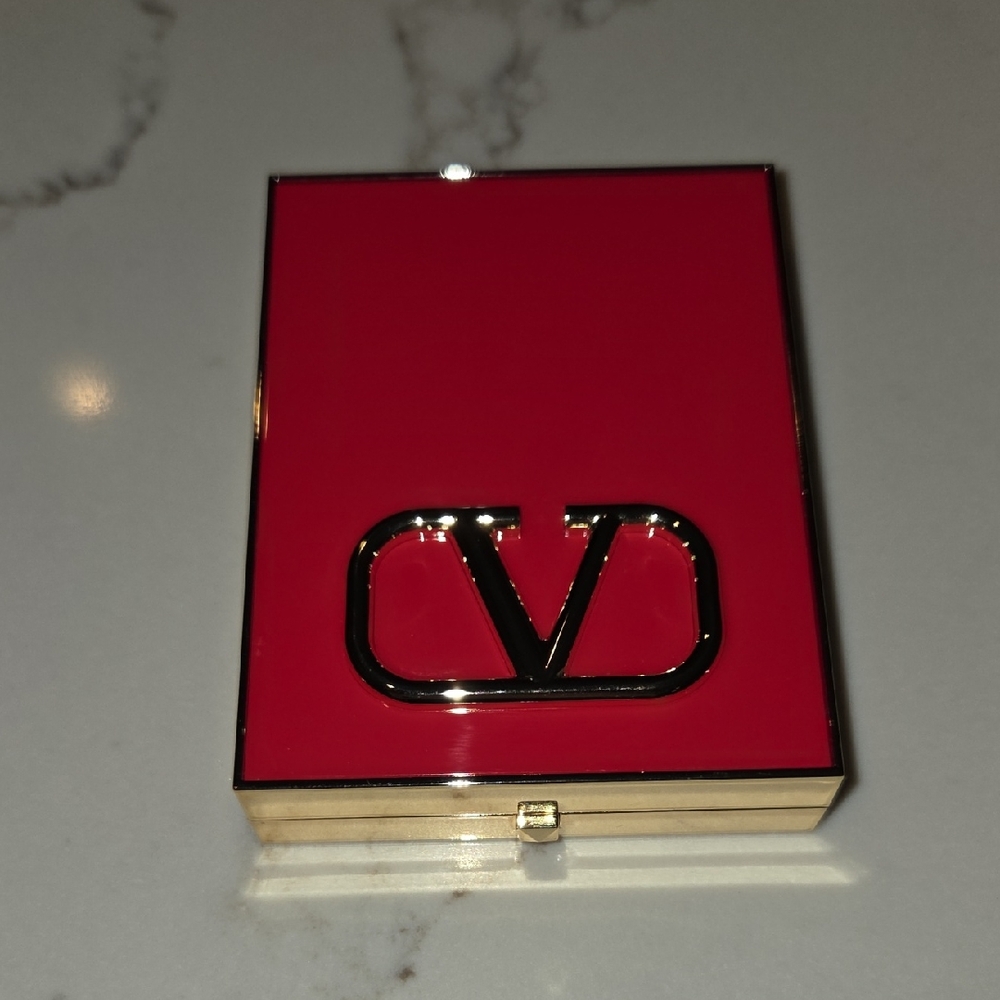 Valentino Red and Gold Key Holder